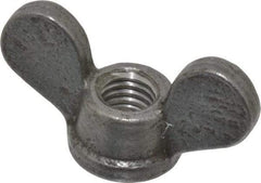 Value Collection - 3/8-16 UNC, Uncoated, Steel Standard Wing Nut - Grade 1015-1025, 1-5/8" Wing Span, 7/8" Wing Span, 11/16" Base Diam - First Tool & Supply