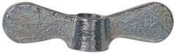 Value Collection - 3/8-16 UNC, Uncoated, Steel Standard Wing Nut - Grade 1015-1025, 2-1/2" Wing Span, 0.69" Wing Span, 9/16" Base Diam - First Tool & Supply