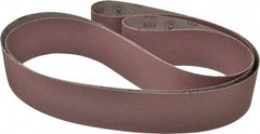 3M - 3" Wide x 132" OAL, 80 Grit, Aluminum Oxide Abrasive Belt - Aluminum Oxide, Medium, Coated, X Weighted Cloth Backing, Series 341D - First Tool & Supply