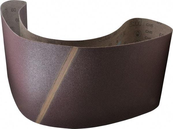 3M - 10" Wide x 70-1/2" OAL, 60 Grit, Aluminum Oxide Abrasive Belt - Aluminum Oxide, Medium, Coated, X Weighted Cloth Backing, Series 341D - First Tool & Supply