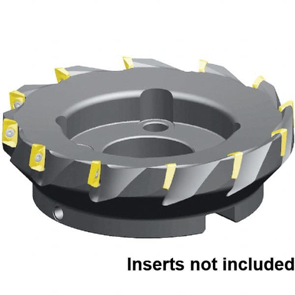 Kennametal - 100mm Cut Diam, 32mm Arbor Hole Diam, Indexable Square-Shoulder Face Mill - First Tool & Supply