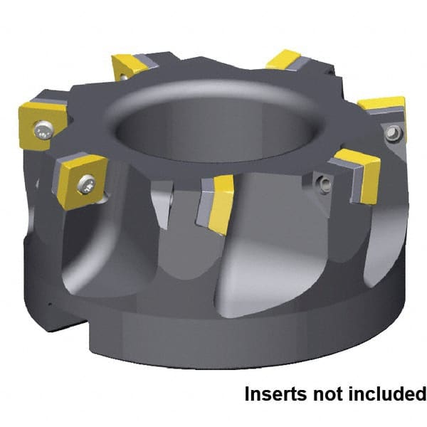 Kennametal - 10" Cut Diam, 2-1/2" Arbor Hole Diam, Indexable Square-Shoulder Face Mill - First Tool & Supply