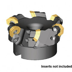 Kennametal - 80mm Cut Diam, 27mm Arbor Hole Diam, Indexable Square-Shoulder Face Mill - First Tool & Supply