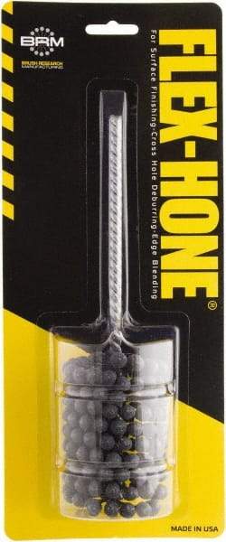 Brush Research Mfg. - 1-7/8" to 2" Bore Diam, 120 Grit, Boron Carbide Flexible Hone - Medium, 8" OAL - First Tool & Supply