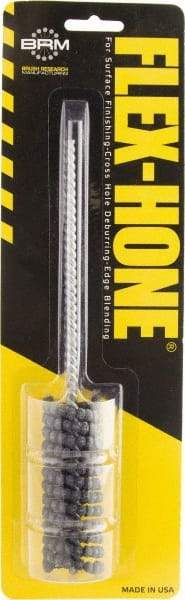 Brush Research Mfg. - 7/8" to 15/16" Bore Diam, 0.8333333 Grit, Aluminum Oxide Flexible Hone - Extra Fine, 8" OAL - First Tool & Supply