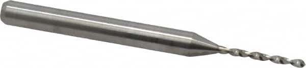 SGS - 1.05mm, 130° Drill Point, 1/8" Shank Diam, Regular Spiral Circuit Board Drill Bit - First Tool & Supply