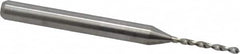 SGS - 1.05mm, 130° Drill Point, 1/8" Shank Diam, Regular Spiral Circuit Board Drill Bit - First Tool & Supply