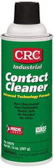 CRC - 14 Ounce Aerosol Contact Cleaner - 27,600 Volt Dielectric Strength, Nonflammable, Food Grade, Plastic Safe - First Tool & Supply