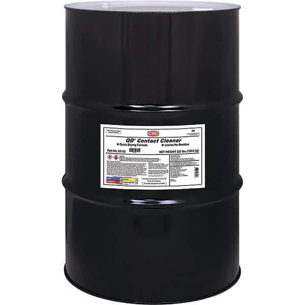 CRC - 55 Gallon Drum Contact Cleaner - 0°F Flash Point, 22,600 Volt Dielectric Strength, Flammable, Food Grade, Plastic Safe - First Tool & Supply