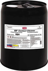 CRC - 5 Gallon Pail Contact Cleaner - 0°F Flash Point, 22,600 Volt Dielectric Strength, Flammable, Food Grade, Plastic Safe - First Tool & Supply