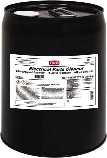 CRC - Electrical Contact Cleaners & Freeze Sprays Type: Electrical Grade Cleaner/Degreaser Container Size Range: 5 Gal. - 49.9 Gal. - First Tool & Supply