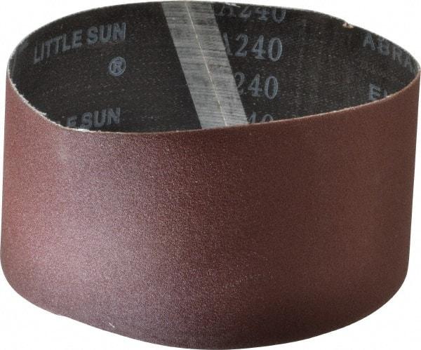 Tru-Maxx - 3" Wide x 18" OAL, 240 Grit, Aluminum Oxide Abrasive Belt - Aluminum Oxide, Very Fine, Coated - First Tool & Supply