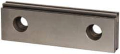 Kurt - 1 Piece Vise Jaw Plate - Steel, 5.969" Long, 0.735" Wide, 1.88" High - First Tool & Supply