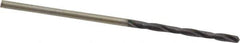 Chicago-Latrobe - 1/16" 135° High Speed Steel Jobber Drill - TiAlN Finish, Right Hand Cut, Spiral Flute, Straight Shank, 1-7/8" OAL, Split Point - First Tool & Supply