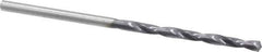 Chicago-Latrobe - 3/32" 135° High Speed Steel Jobber Drill - TiAlN Finish, Right Hand Cut, Spiral Flute, Straight Shank, 2-1/4" OAL, Split Point - First Tool & Supply