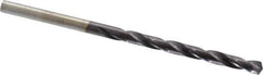 Chicago-Latrobe - 9/64" 135° High Speed Steel Jobber Drill - TiAlN Finish, Right Hand Cut, Spiral Flute, Straight Shank, 2-7/8" OAL, Split Point - First Tool & Supply