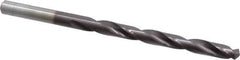 Chicago-Latrobe - 15/64" 135° High Speed Steel Jobber Drill - TiAlN Finish, Right Hand Cut, Spiral Flute, Straight Shank, 3-7/8" OAL, Split Point - First Tool & Supply