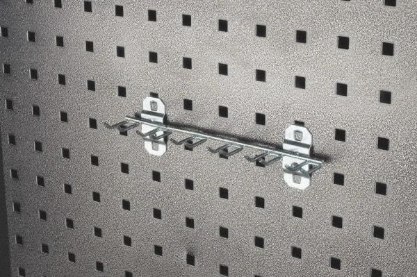 Triton - 1-13/32" Long Multi-Prong Tool/Wrench Holder Pegboard Hook - 1-1/2" Projection, Steel - First Tool & Supply