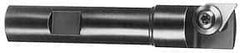 APT - 15mm Cut Diam, 1/2" Shank Diam, 3" OAL, Indexable Square Shoulder End Mill - TPG 221, TPG 222, TPG 223 Inserts, Weldon Shank, 90° Lead Angle, Series Tri-Dex - First Tool & Supply