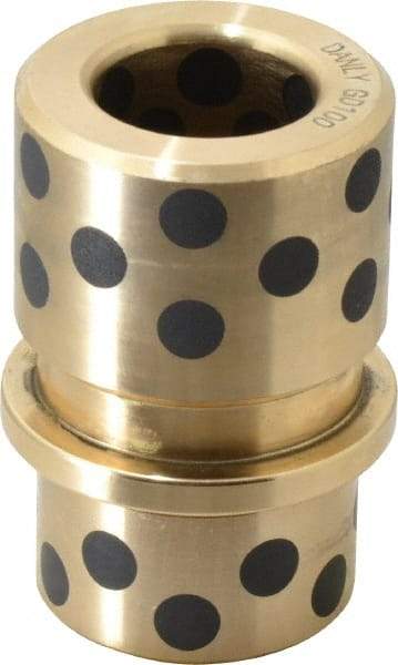 Dayton Lamina - 1" ID x 2-11/16" OAL, Cast Aluminum Bronze, Die & Mold Shoulder Bushing - Shoulder, 1-27/32" Bottom OD, 1-1/2" Top OD, 1-3/4" Under Collar, 1-3/4" Under Collar, 15/16" Above Collar - First Tool & Supply