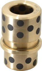 Dayton Lamina - 1" ID x 2-11/16" OAL, Cast Aluminum Bronze, Die & Mold Shoulder Bushing - Shoulder, 1-27/32" Bottom OD, 1-1/2" Top OD, 1-3/4" Under Collar, 1-3/4" Under Collar, 15/16" Above Collar - First Tool & Supply