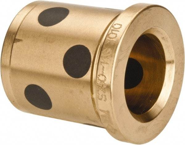 Dayton Lamina - 3/4" ID x 1-3/8" OAL, Aluminum Bronze, Die & Mold Shoulder Bushing - Shoulder, 1-1/8" Bottom OD, 1-1/8" Top OD, 1.3" Collar OD, 1-3/16" Above Collar - First Tool & Supply