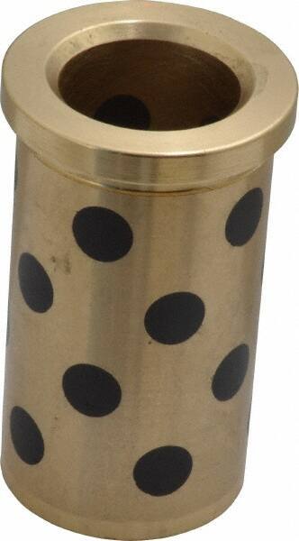 Dayton Lamina - 7/8" ID x 2-3/8" OAL, Aluminum Bronze, Die & Mold Shoulder Bushing - Shoulder, 1-1/4" Bottom OD, 1-1/4" Top OD, 1.43" Collar OD, 2-3/16" Above Collar - First Tool & Supply