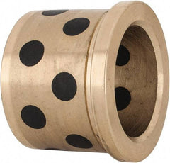 Dayton Lamina - 1-1/4" ID x 1-3/8" OAL, Aluminum Bronze, Die & Mold Shoulder Bushing - Shoulder, 1-5/8" Bottom OD, 1-5/8" Top OD, 1.8" Collar OD, 1-3/16" Above Collar - First Tool & Supply