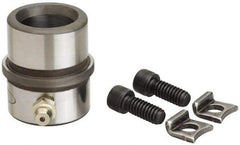 Dayton Lamina - 2-1/2" ID x 2-7/8" OAL, Steel, Bronze Plated Die & Mold Shoulder Bushing - Short Shoulder, 3.659" Bottom OD, 3-1/4" Top OD, 3.814" Collar OD, 1" Under Collar, 1-7/8" Above Collar - First Tool & Supply