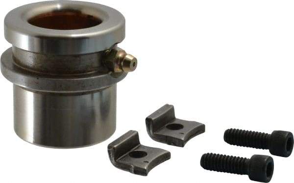 Dayton Lamina - 1" ID x 1-3/4" OAL, Steel, Bronze Plated Die & Mold Shoulder Bushing - Short Shoulder, 1.72" Bottom OD, 1-1/2" Top OD, 1.845" Collar OD, 13/16" Under Collar, 15/16" Above Collar - First Tool & Supply