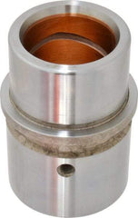 Dayton Lamina - 1-1/2" ID x 3-3/16" OAL, Steel, Bronze Plated Die & Mold Shoulder Bushing - Shoulder, 2.19" Bottom OD, 2" Top OD, 2.345" Collar OD, 2" Under Collar, 1-3/16" Above Collar - First Tool & Supply