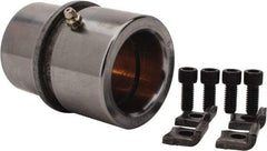 Dayton Lamina - 1-3/4" ID x 3-3/8" OAL, Steel, Bronze Plated Die & Mold Shoulder Bushing - Shoulder, 2-1/2" Bottom OD, 2-1/4" Top OD, 2.658" Collar OD, 2" Under Collar, 1-3/8" Above Collar - First Tool & Supply