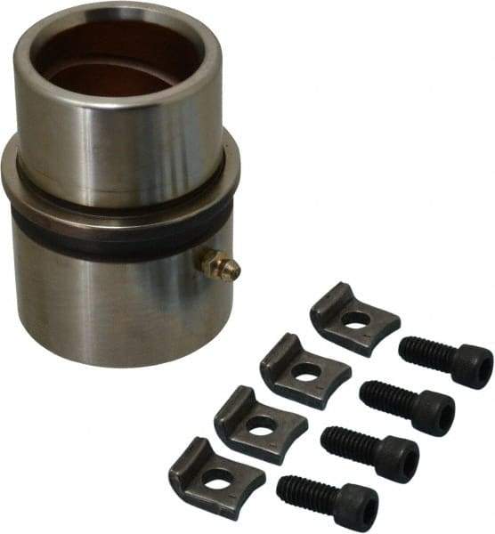 Dayton Lamina - 1-3/4" ID x 4-3/8" OAL, Steel, Bronze Plated Die & Mold Shoulder Bushing - Extra Long Shoulder, 2-1/2" Bottom OD, 2-1/4" Top OD, 2.658" Collar OD, 3" Under Collar, 1-3/8" Above Collar - First Tool & Supply