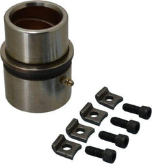 Dayton Lamina - 1-3/4" ID x 4-3/8" OAL, Steel, Bronze Plated Die & Mold Shoulder Bushing - Extra Long Shoulder, 2-1/2" Bottom OD, 2-1/4" Top OD, 2.658" Collar OD, 3" Under Collar, 1-3/8" Above Collar - First Tool & Supply