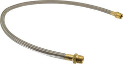 Made in USA - 48" OAL, 5/8" ID, 1,200 Max psi, Flexible Metal Hose Assembly - First Tool & Supply