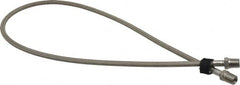 Made in USA - 36" OAL, 1/4" ID, 3,000 Max psi, Flexible Metal Hose Assembly - First Tool & Supply