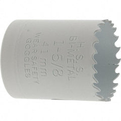 Value Collection - 1-5/8" Diam, 1-1/2" Cutting Depth, Hole Saw - Bi-Metal Saw, Toothed Edge - First Tool & Supply