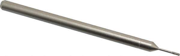 Made in USA - CBN Grinding Pin - 1/8" Shank Diam Very Fine Grade, 220 Grit - First Tool & Supply