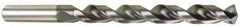 Accupro - #22 130° Cobalt Jobber Drill - TiAlN Finish, Right Hand Cut, Parabolic Flute, Straight Shank, 2-15/16" OAL, Split Point - First Tool & Supply