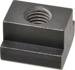 HALDER - M12 Tapped Through T Slot Nut - 17.6mm Slot Width, 28 x 10mm Base Width x Height, 28 x 20mm OAL x Height - First Tool & Supply