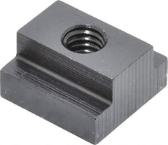 Gibraltar - 5/16-18 Tapped Through T Slot Nut - 1/2" Slot Width, 7/8 x 9/32" Base Width x Height, 7/8 x 1/2" OAL x Height - First Tool & Supply