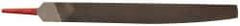 Simonds File - 10" Long, Smooth Cut, Knife American-Pattern File - Double Cut, Tang - First Tool & Supply