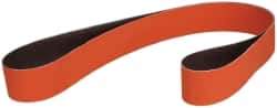 3M - 2" Wide x 60" OAL, 36 Grit, Ceramic Abrasive Belt - Ceramic, Very Coarse, Coated, YF Weighted Cloth Backing, Wet/Dry, Series 984F - First Tool & Supply