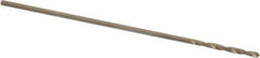 Hertel - #71 135° Cobalt Jobber Drill - Oxide/Gold Finish, Right Hand Cut, Spiral Flute, Straight Shank, 1-1/4" OAL, Split Point - First Tool & Supply