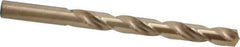 Hertel - Letter Z 135° Cobalt Jobber Drill - Oxide/Gold Finish, Right Hand Cut, Spiral Flute, Straight Shank, Split Point - First Tool & Supply