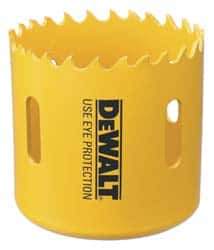 DeWALT - 1-1/8" Diam, 1-1/2" Cutting Depth, Hole Saw - Bi-Metal Saw, Toothed Edge - First Tool & Supply