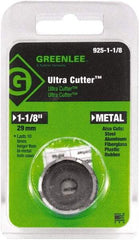 Greenlee - 1-1/8" Diam, 0.53" Cutting Depth, Hole Saw - High Speed Steel Saw, Toothed Edge - First Tool & Supply