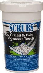 Scrubs - Center Pull Bucket/Canister of Wipes Graffiti/Vandal Mark Remover - First Tool & Supply