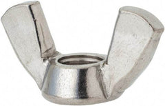 Value Collection - 5/16-18 UNC, Stainless Steel Standard Wing Nut - Grade 316, 1-1/4" Wing Span, 0.66" Wing Span - First Tool & Supply