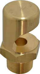Bete Fog Nozzle - 3/4" Pipe, 145° Spray Angle, Brass, Extra Wide Fan Nozzle - Male Connection, 75.9 Gal per min at 100 psi, 1/2" Orifice Diam - First Tool & Supply